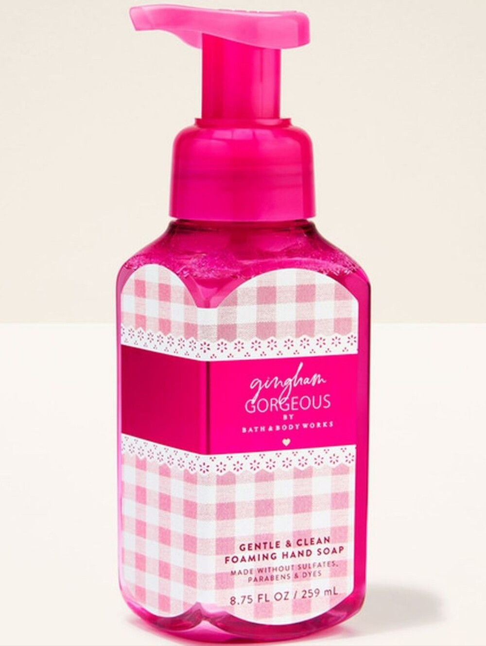 Bath & Body Works Gingham Gorgeous Foaming Hand Soap 8oz New RARE